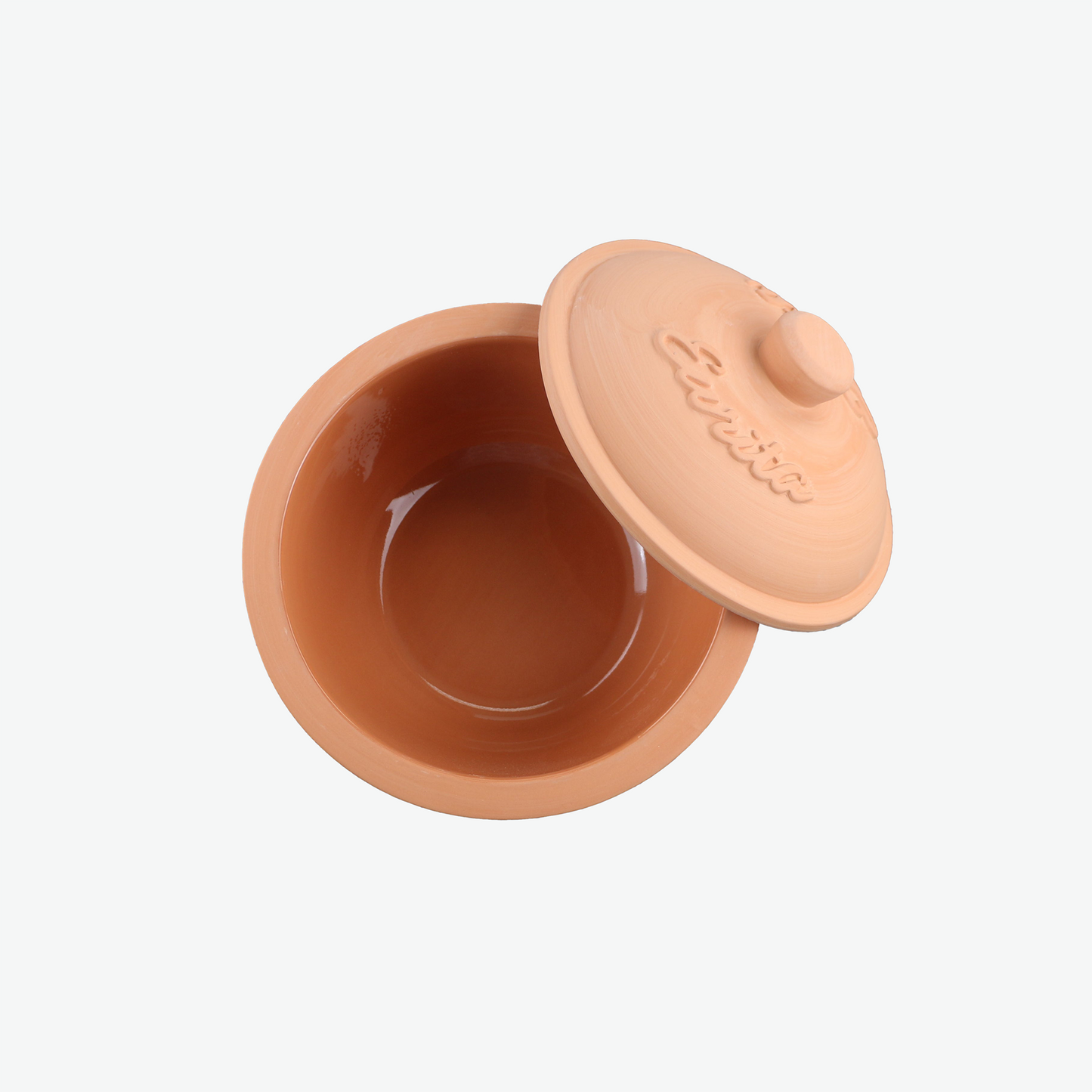 Clay Baker Dutch Oven, 2 Quarts, Round - Eurita