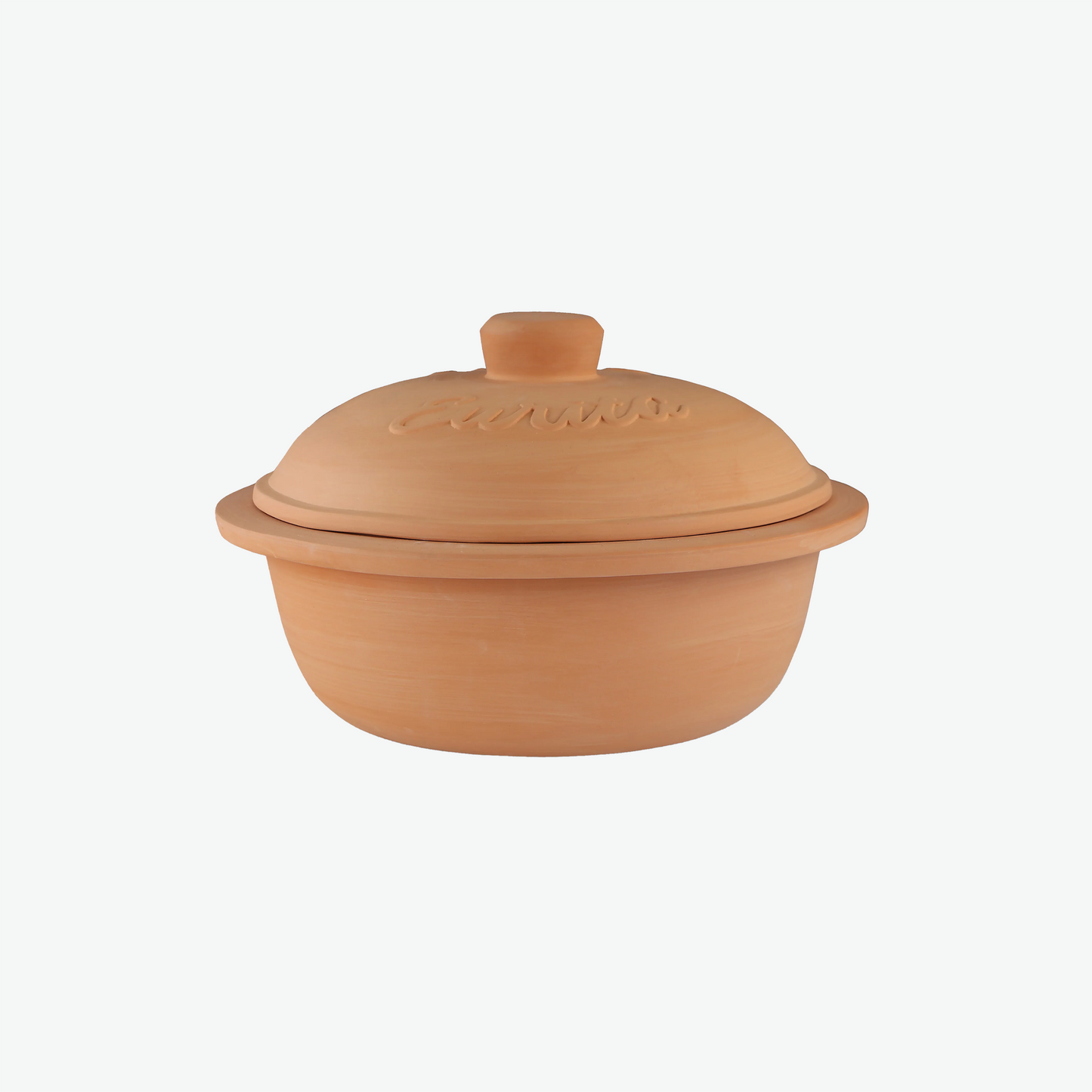 Clay Baker Dutch Oven, 4 Quarts, Round - Eurita