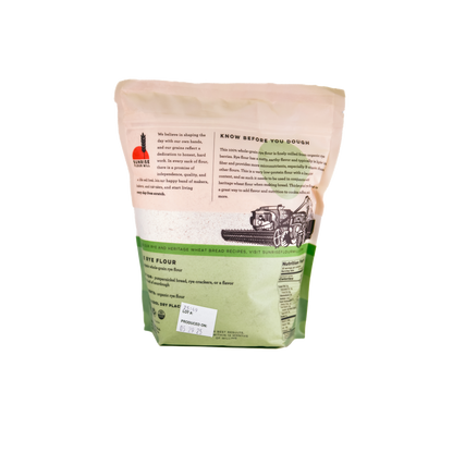 Organic Fine Rye Flour - Sunrise Flour Mill