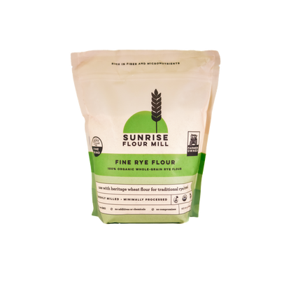 Organic Fine Rye Flour - Sunrise Flour Mill