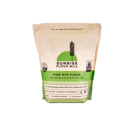 Organic Fine Rye Flour - Sunrise Flour Mill