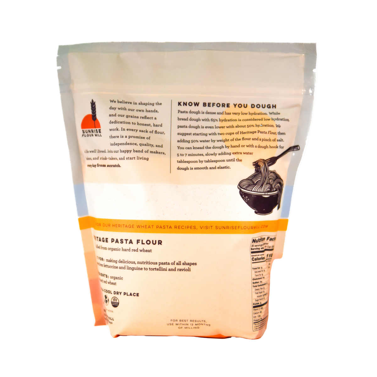 Heritage Pasta Flour - Sunrise Flour Mill