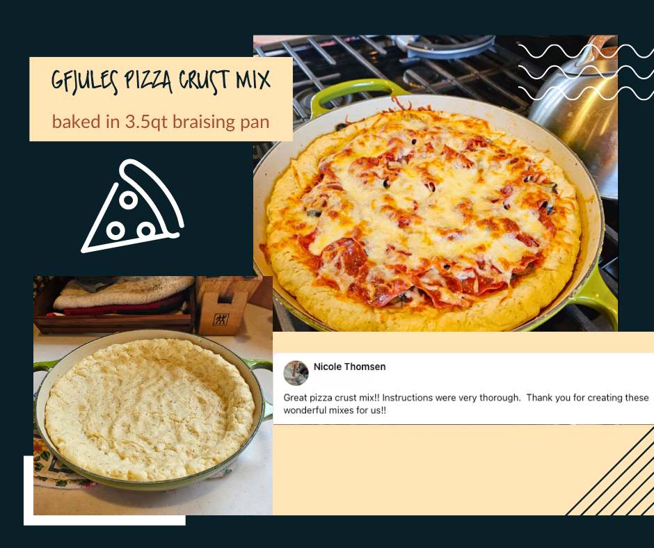 Gluten Free Pizza Crust Mix - gfJules