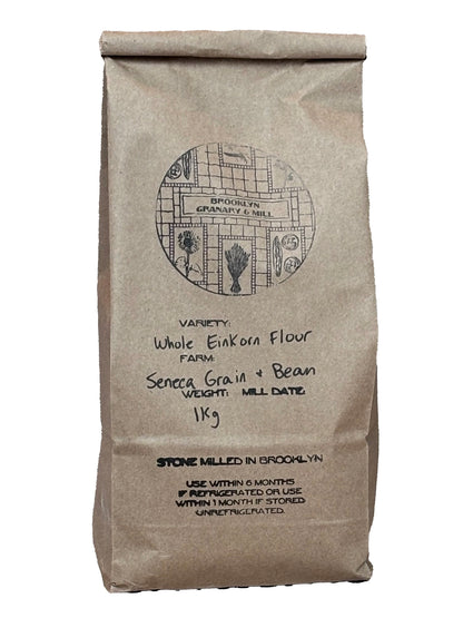 Brown paper bag of Brooklyn Granary & Mill - Einkorn Flour
