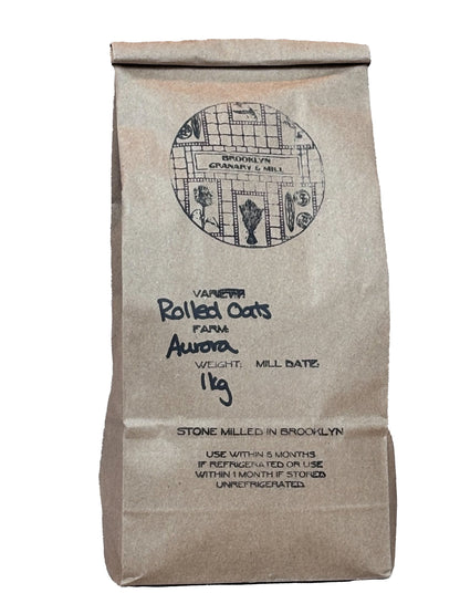 brown paper bag of Brooklyn Granary & Mill - Rolled Oats