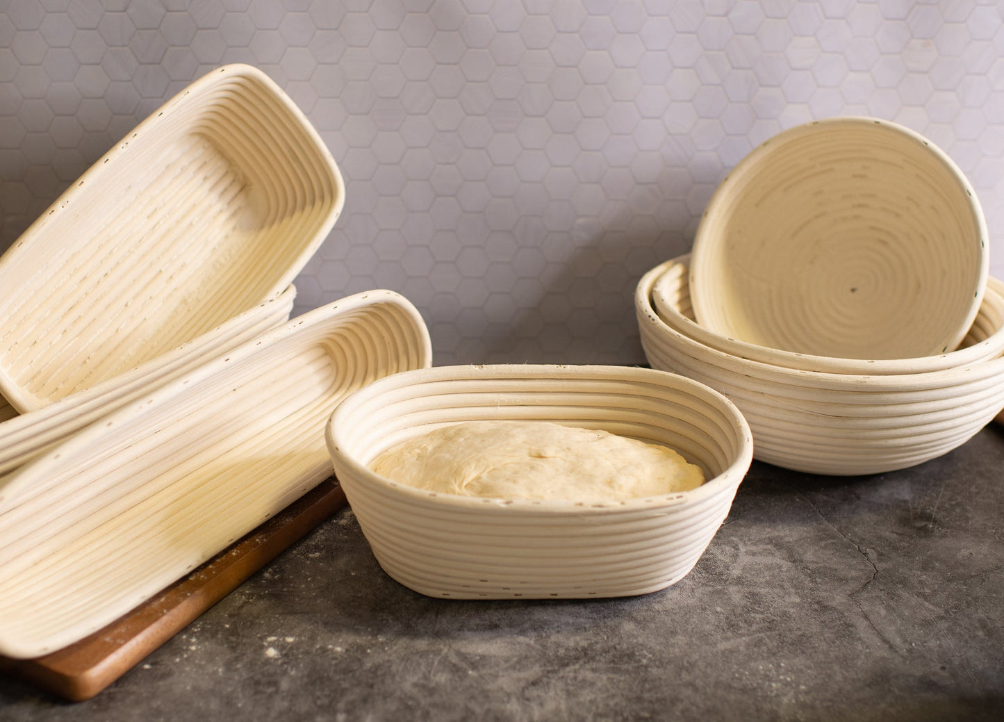Cane Banneton (Brotform) Proofing Basket, Multiple sizes
