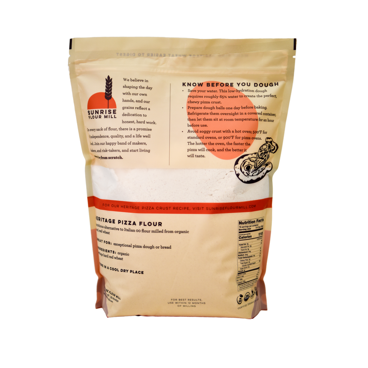 Heritage Pizza Flour - Sunrise Flour Mill