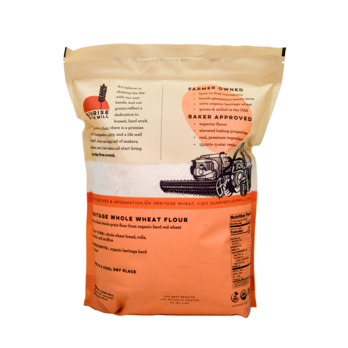 Heritage Whole Wheat Flour - Sunrise Flour Mill