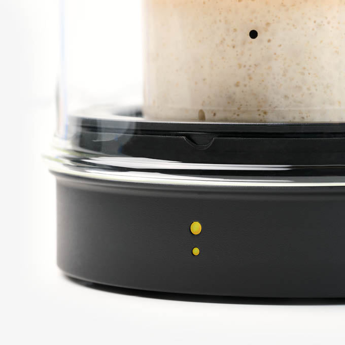 Goldie by Sourhouse detial showing gold lights on front