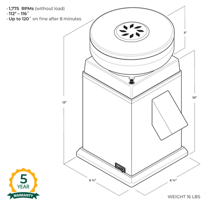 Harvest Grain Mill - Forest Green
