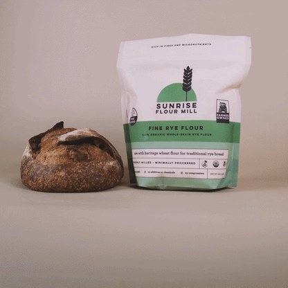 Organic Fine Rye Flour - Sunrise Flour Mill