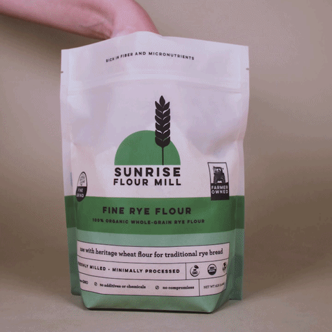 Organic Fine Rye Flour - Sunrise Flour Mill