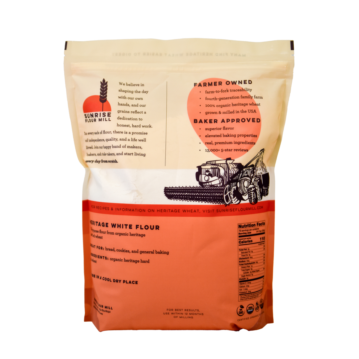 Heritage White Flour - Sunrise Flour Mill