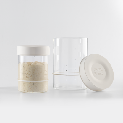 Sourhouse Starter Jars - White (Pint or Quart) (Pre-Order)